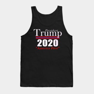 Donald Trump For President 2020 America First Patriot Tank Top